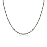 שרשרת חוליות עיגולים עשויה כסף טהור